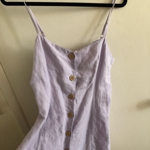 Urban outfitters linen mini dress